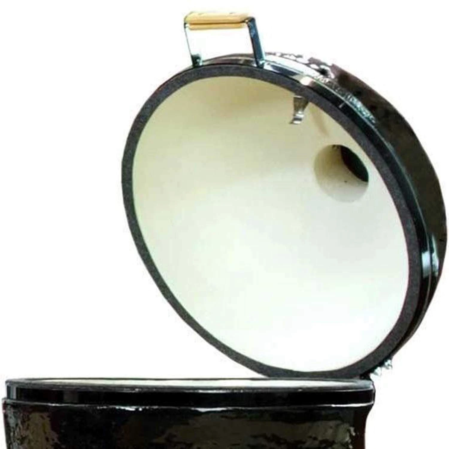 Primo CRH-177308 Round Ceramic Charcoal Kamado Grill Head On Wheeled Cradle - Image 2