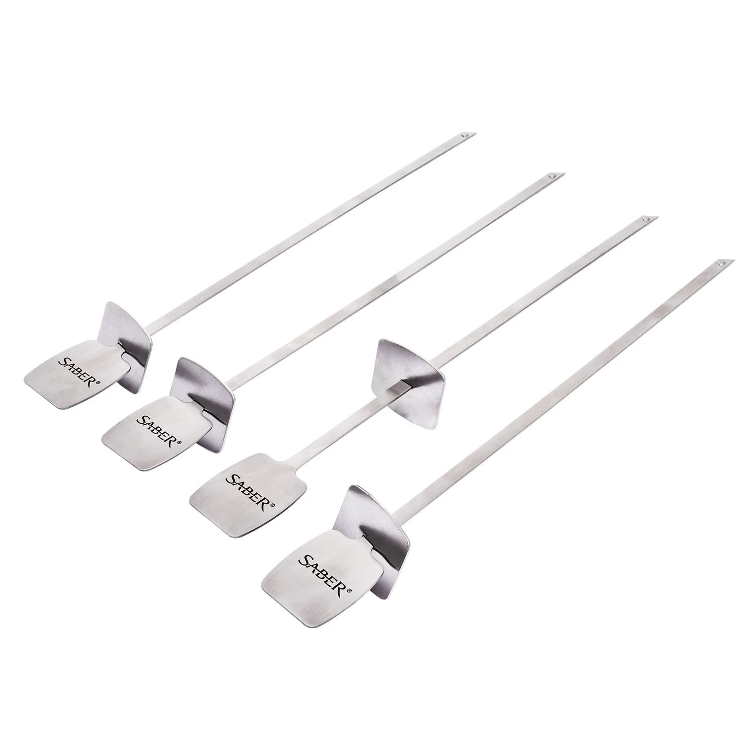 Saber A00AA7218 Stainless Steel Skewer Set With Sliders