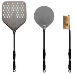 Alfa AC-3PSET36 36-Inch Medium Pizza Peel, Turner, And Brush