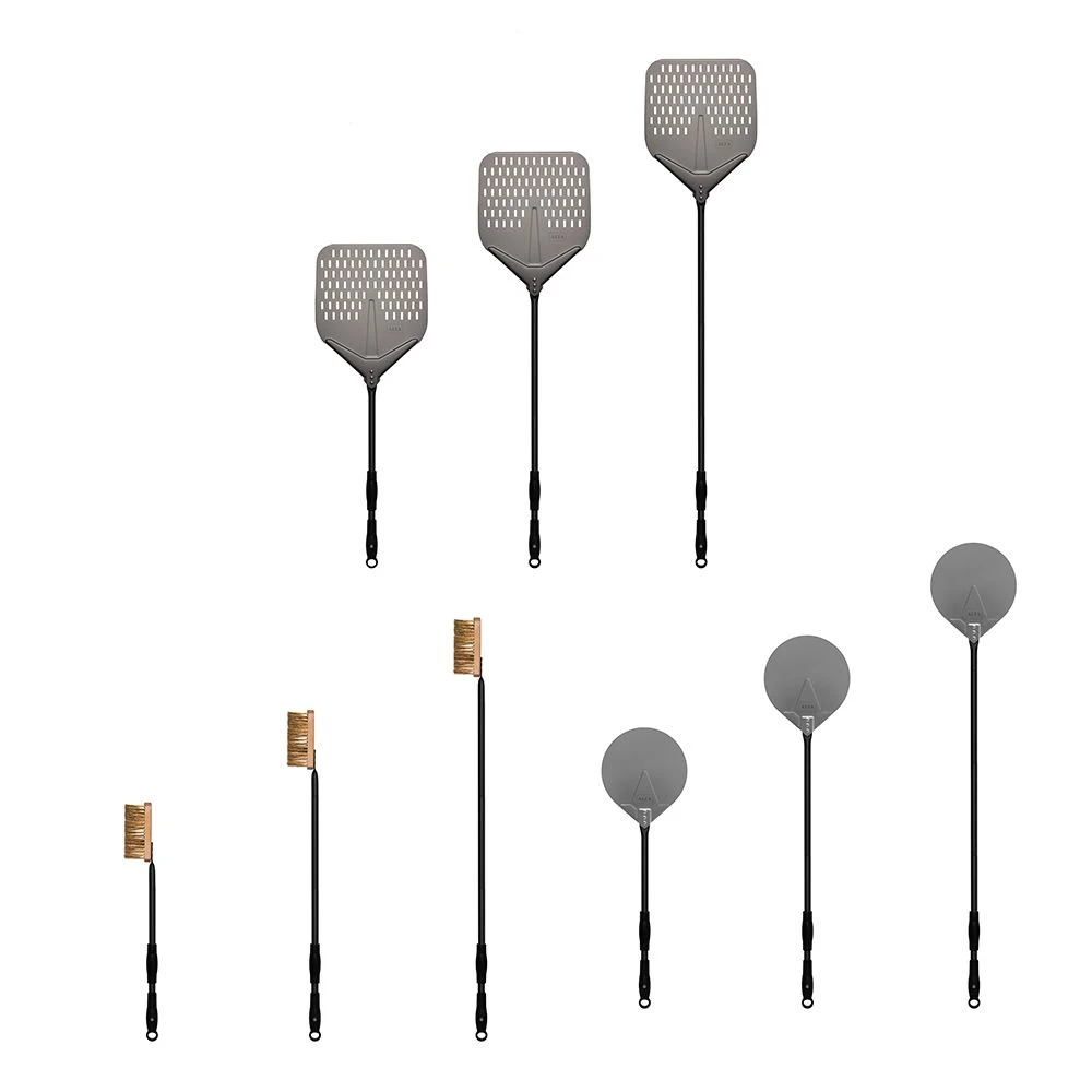 Alfa AC-3PSET36 36-Inch Medium Pizza Peel, Turner, And Brush - Image 2