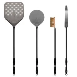 Alfa AC-4PSET36 36-Inch Medium Pizza Peel, Turner, Brush, And Rake