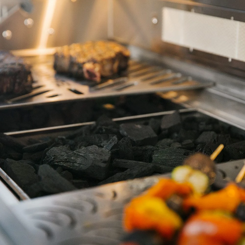 Coyote Stainless Steel Freestanding Charcoal Grill, 36-Inch (C1CH36-C1CH36CT) - Image 4