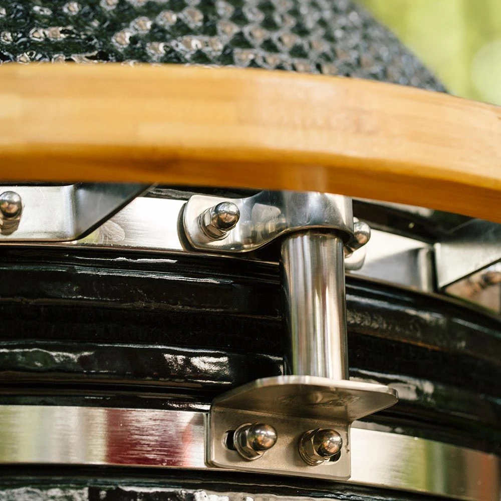 Coyote Ceramic Asado Smoker With Wheeled Stand & Side Shelves (C1CHCS-FS) - Image 6