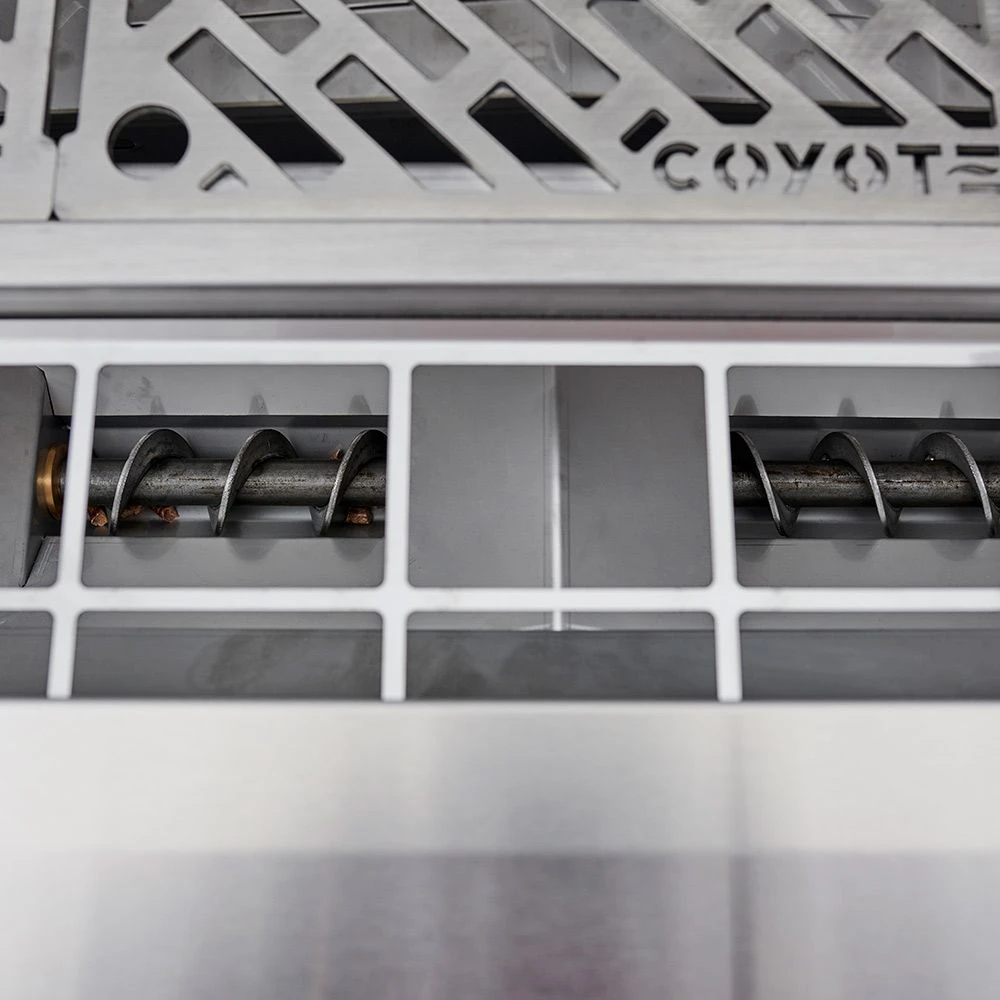 Coyote Stainless Steel Built-In Pellet Grill, 28-Inch (C1P28) - Image 4