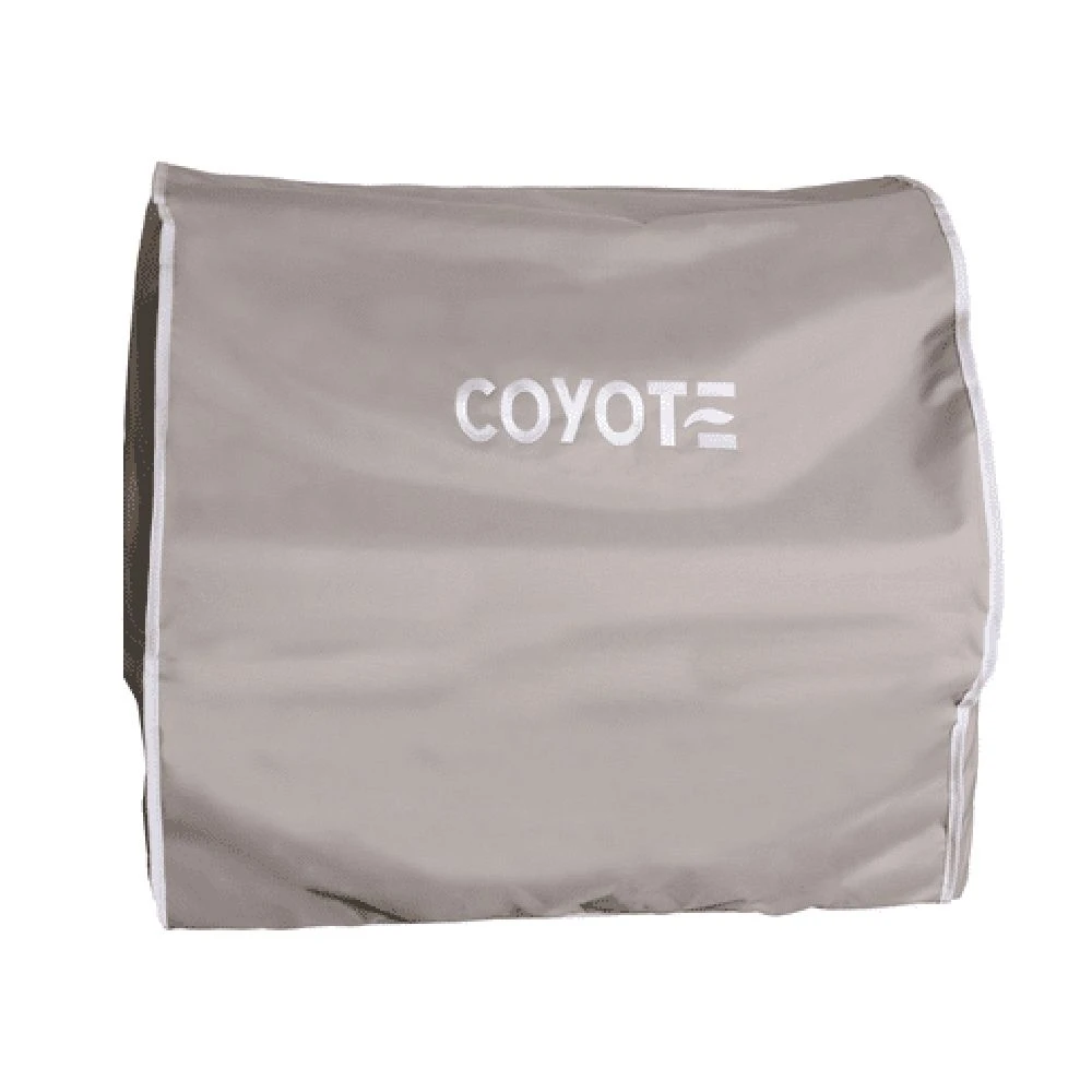 Coyote Vinyl Light Gray Cover For 28-Inch Built-In Grill
