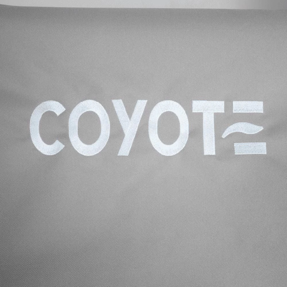 Coyote Vinyl Light Gray Cover For 28-Inch Built-In Grill - Image 2