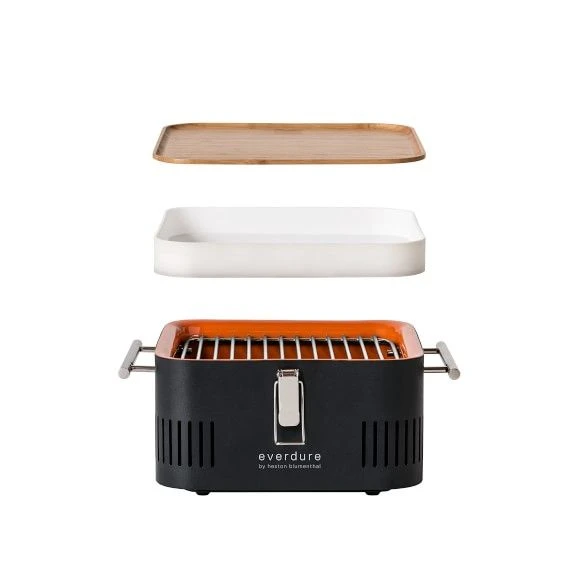 Everdure HBCUBE Cube Portable Charcoal Grill, 15-Inches - Image 2