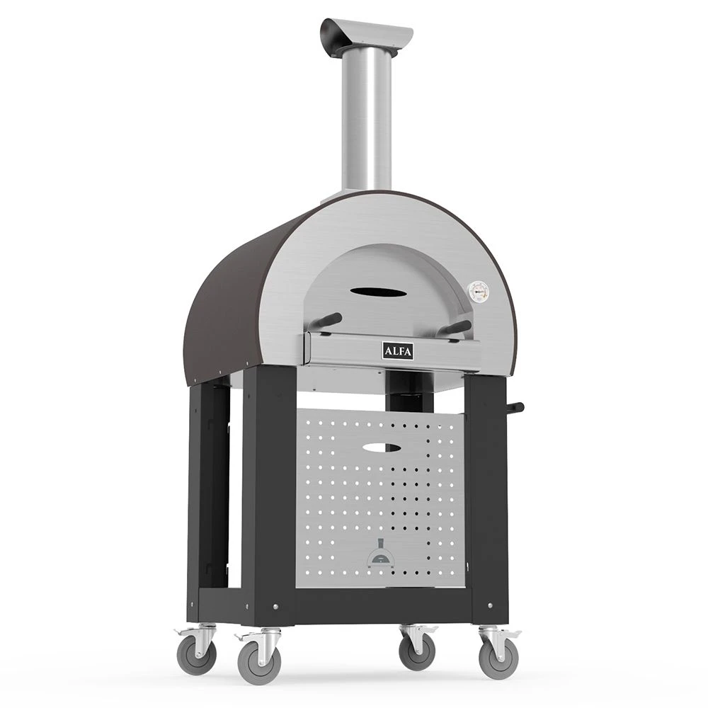 Alfa FX5MIN-LRAM-T 5 Minuti 23-Inch Wood-Fired Pizza Oven On Cart - Image 2