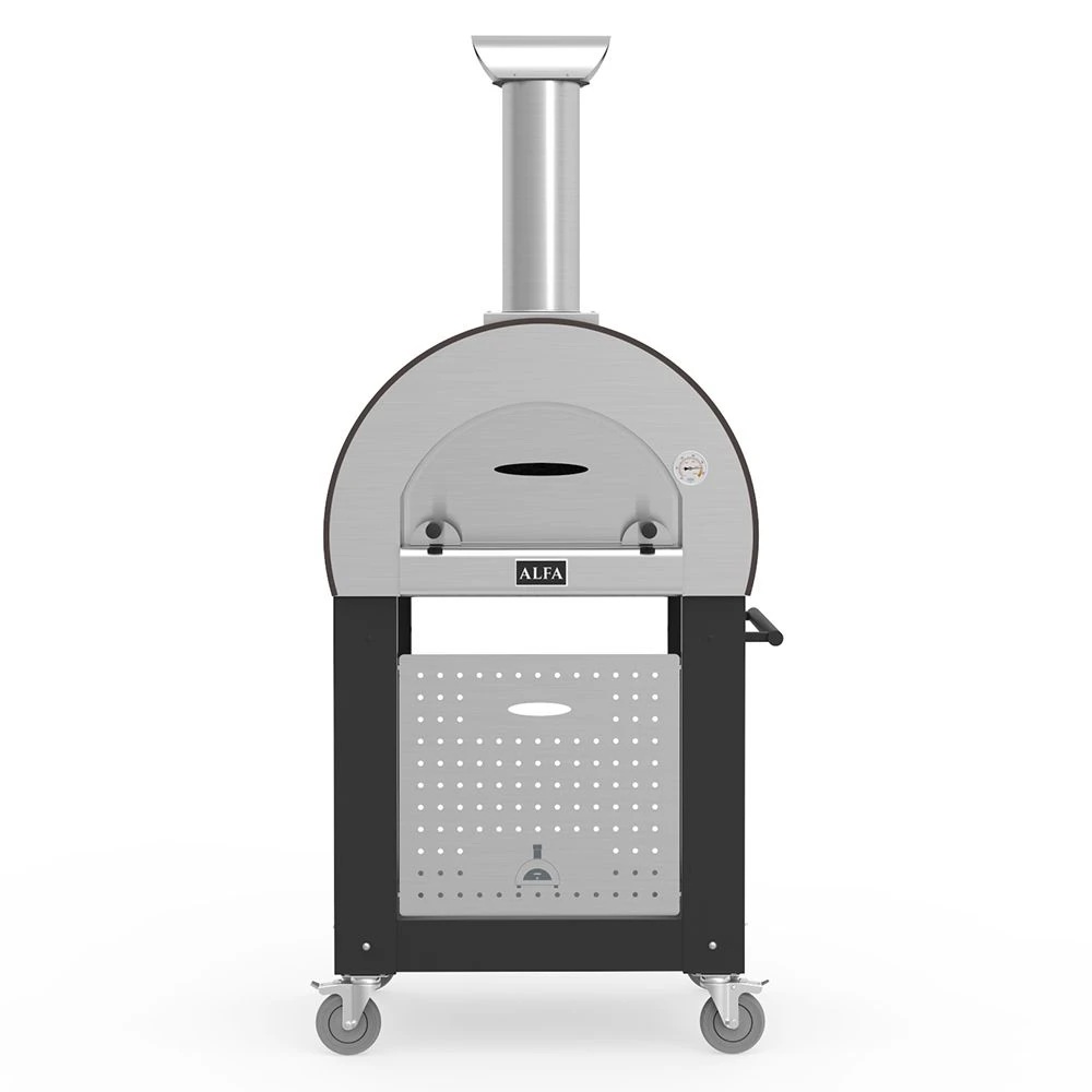 Alfa FX5MIN-LRAM-T 5 Minuti 23-Inch Wood-Fired Pizza Oven On Cart - Image 3