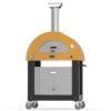 Alfa FXBRIO-NER Brio 27-Inch Dual Fuel Pizza Oven On Cart