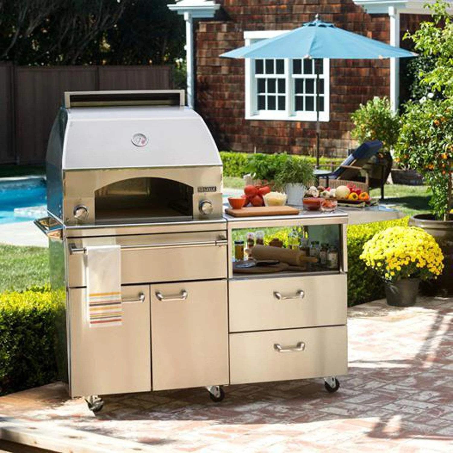 Lynx LPZAF 54-Inch Pizza Oven And Cart - Image 3