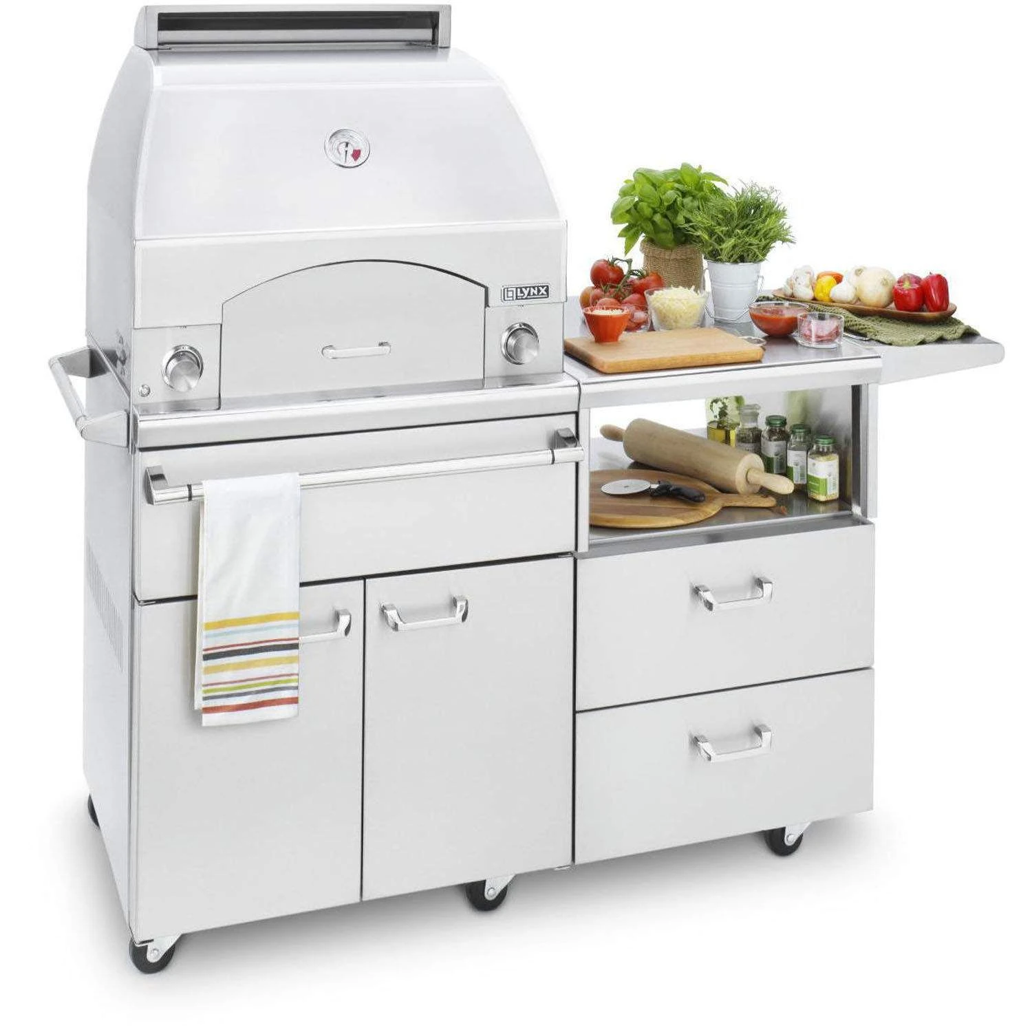 Lynx LPZAF 54-Inch Pizza Oven And Cart - Image 2