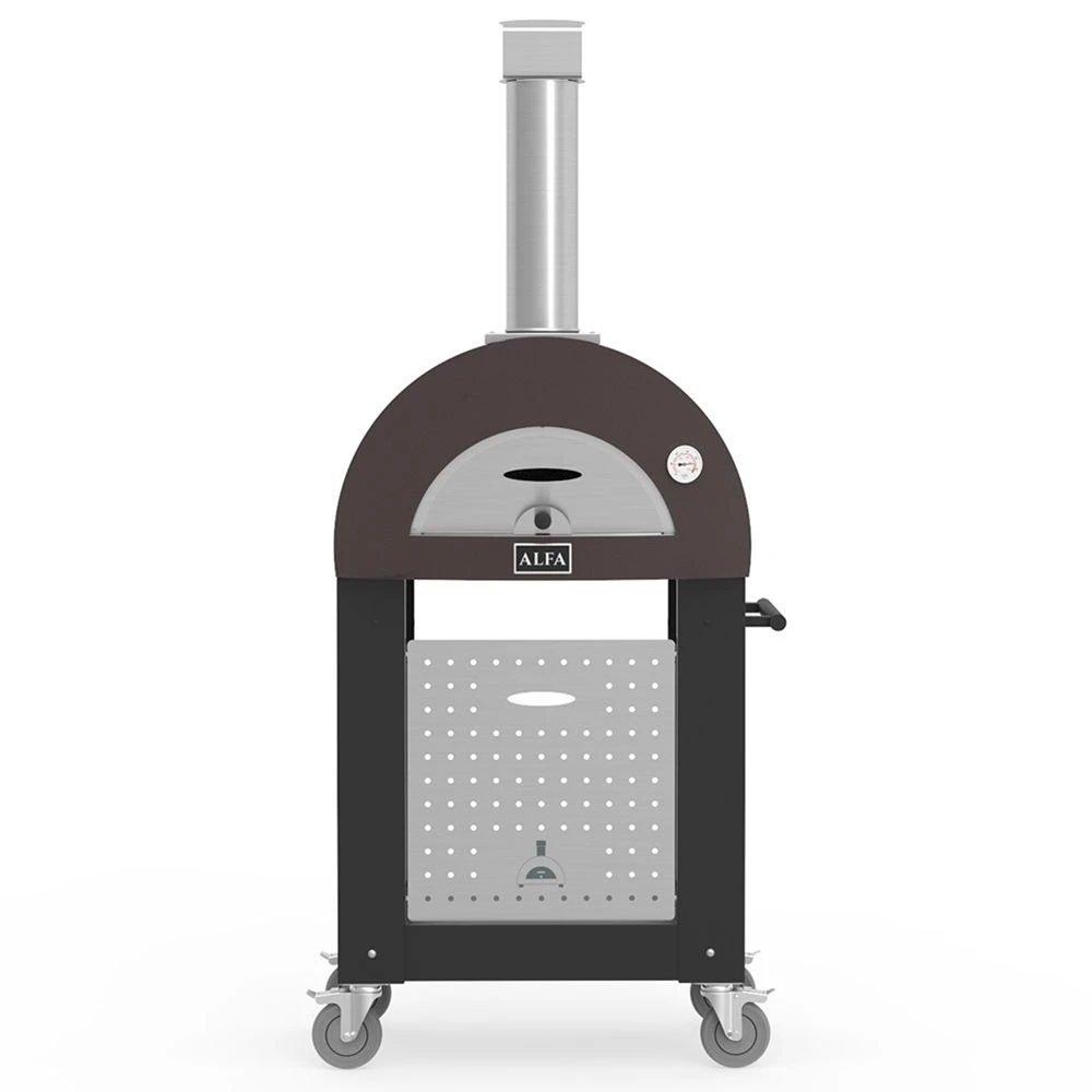 Alfa FXONE-LRAM Nano 23-Inch Wood-Fired Pizza Oven On Cart - Image 3