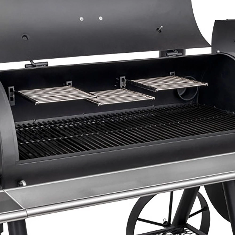 Oklahoma Joe's OKJ-21202124 Anthem Series Longhorn Reverse Flow Offset Smoker - Image 4