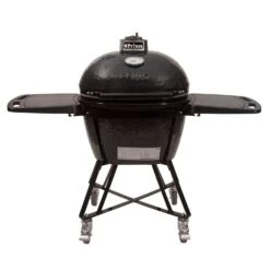 Primo CLGC Large Oval Ceramic Charcoal All-In-One Kamado Grill Head On Wheeled Cradle