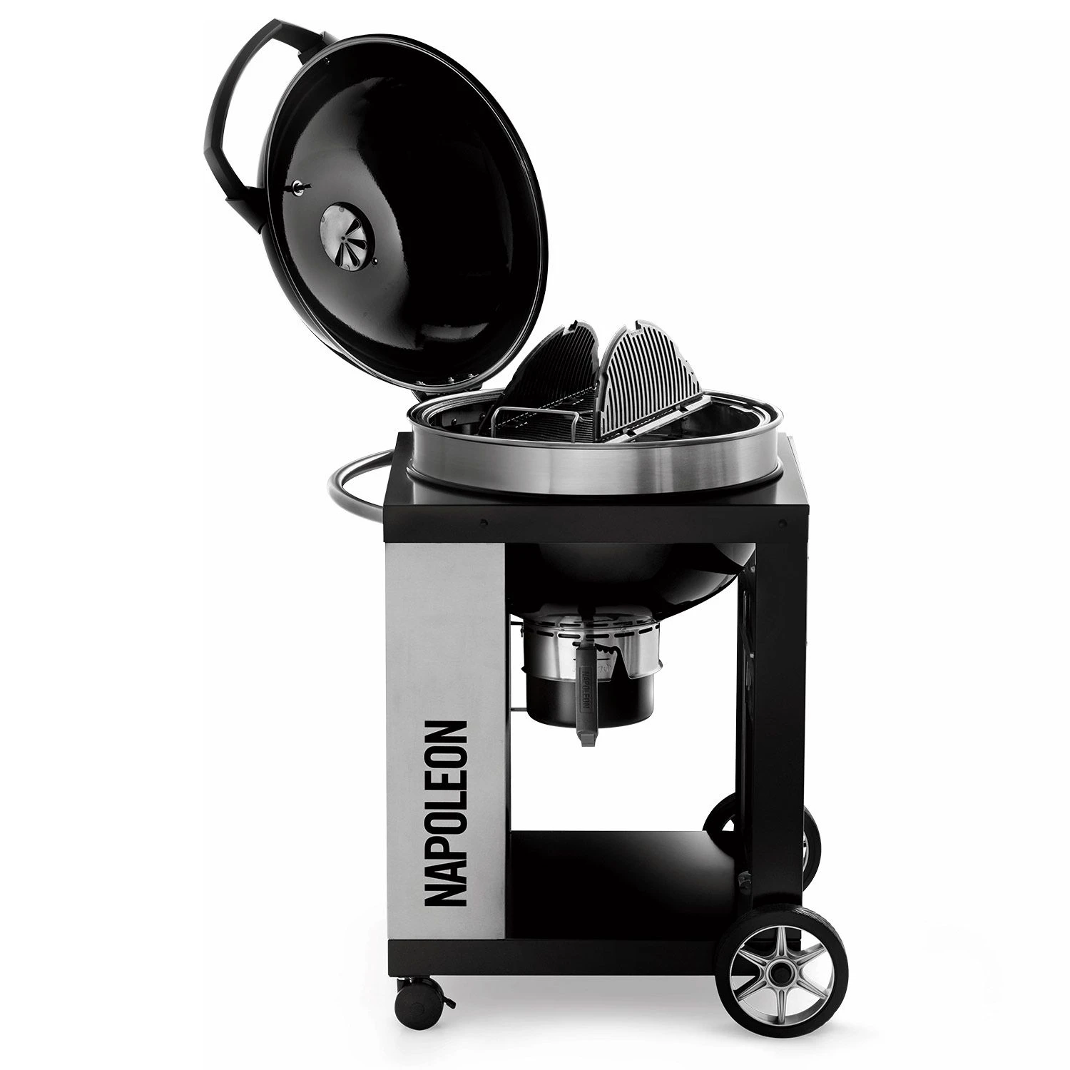 Napoleon PRO22K-CART-2 Rodeo Pro Charcoal Kettle Grill On Cart - Image 4