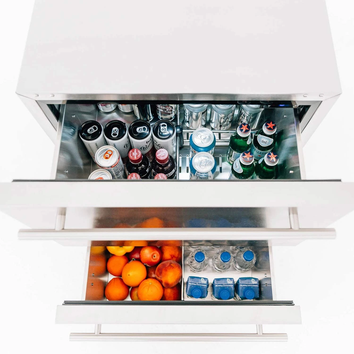 Summerset SSRFR-24DR2 Deluxe Outdoor Refrigerator Drawers, 5.3 Cubic Feet - Image 4