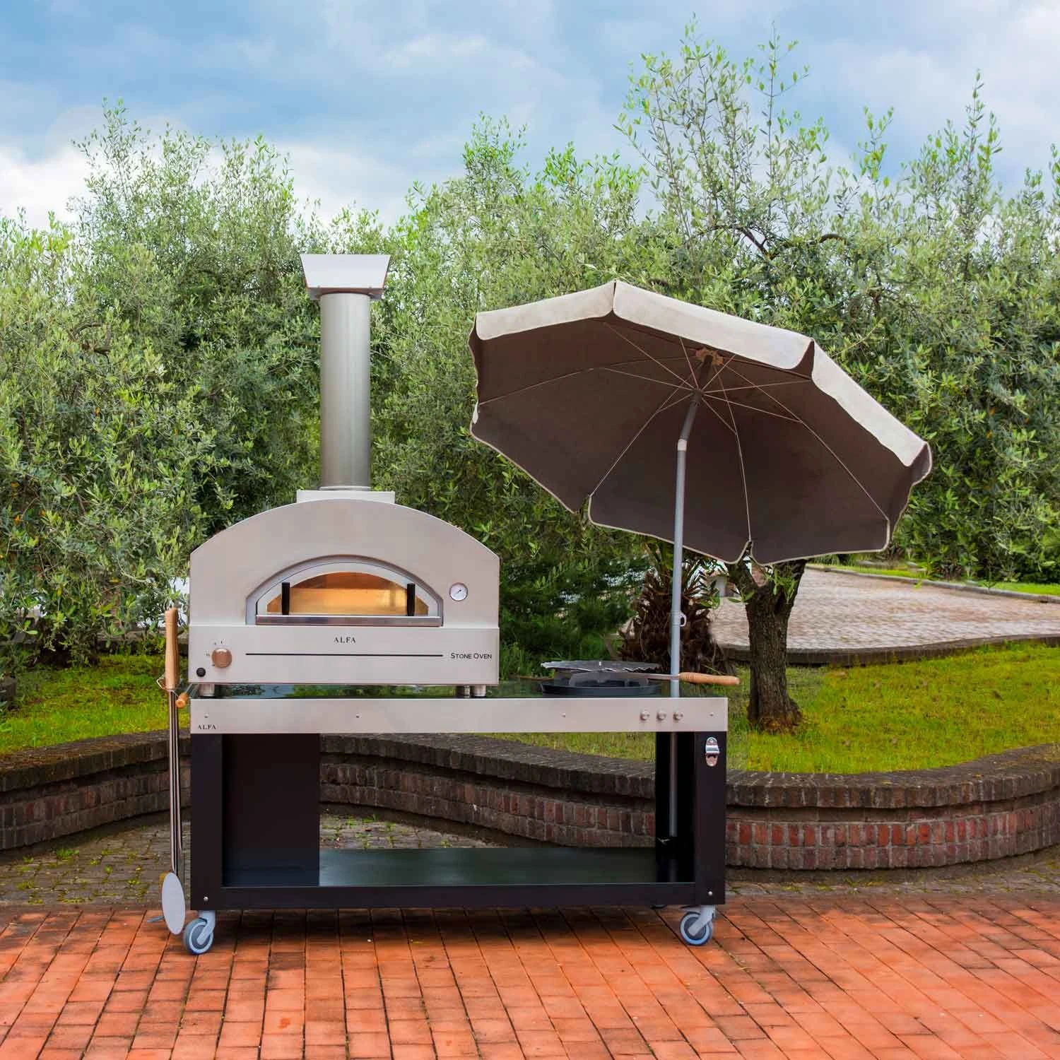 Alfa Stone Medium 40-Inch Countertop Gas Pizza Oven - Image 3