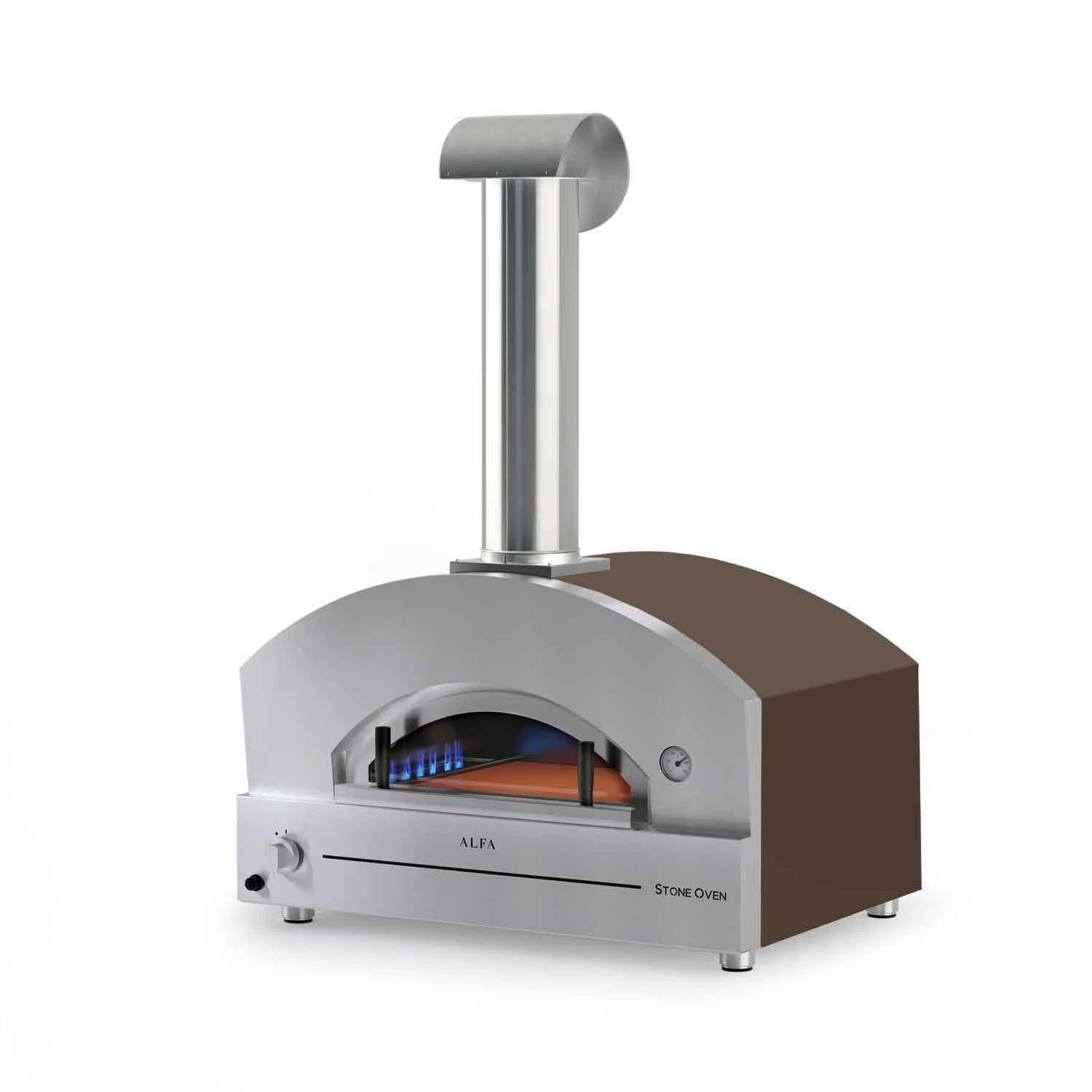 Alfa Stone Medium 40-Inch Countertop Gas Pizza Oven - Image 2