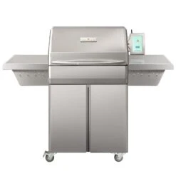 Memphis Grills VG0001S-ITC3 Pro ITC3 Freestanding Wood Fire Pellet Smoker Grill, Wi-Fi Controlled, 304 SS Alloy
