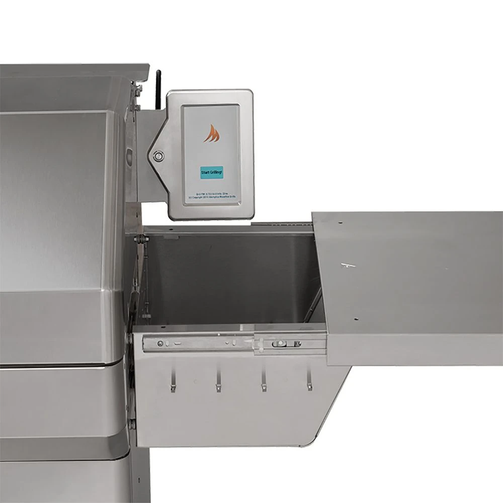 Memphis Grills VG0001S-ITC3 Pro ITC3 Freestanding Wood Fire Pellet Smoker Grill, Wi-Fi Controlled, 304 SS Alloy - Image 4