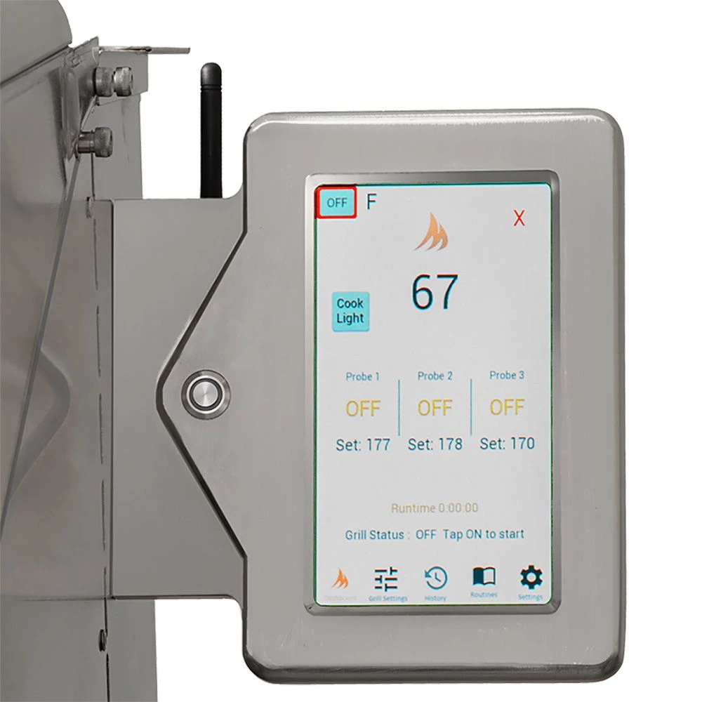 Memphis Grills VG0001S-ITC3 Pro ITC3 Freestanding Wood Fire Pellet Smoker Grill, Wi-Fi Controlled, 304 SS Alloy - Image 5