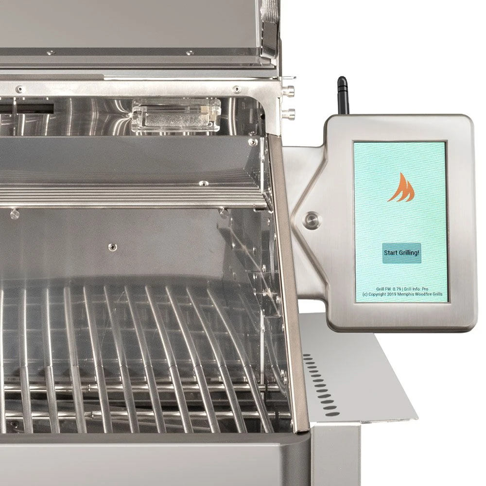 Memphis Grills VGB0002S-ITC3 Elite ITC3 Built-In Wood Fire Pellet Smoker Grill, Wi-Fi Controlled, 304 SS Alloy - Image 4