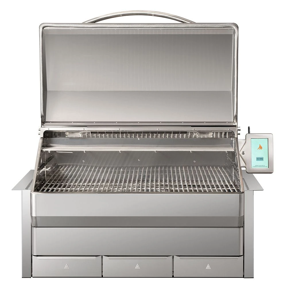 Memphis Grills VGB0002S-ITC3 Elite ITC3 Built-In Wood Fire Pellet Smoker Grill, Wi-Fi Controlled, 304 SS Alloy - Image 2