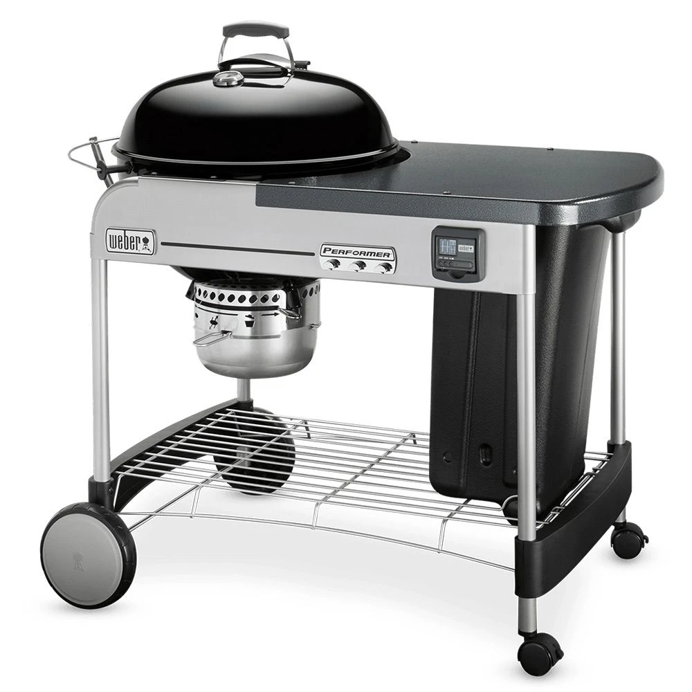 Weber Performer Premium Freestanding Charcoal Grill With Prep Area, 22-Inch (WEB-15401001) - Image 2