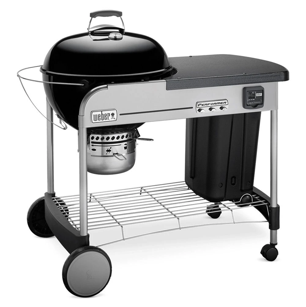 Weber Performer Premium Freestanding Charcoal Grill With Prep Area, 22-Inch (WEB-15401001) - Image 3