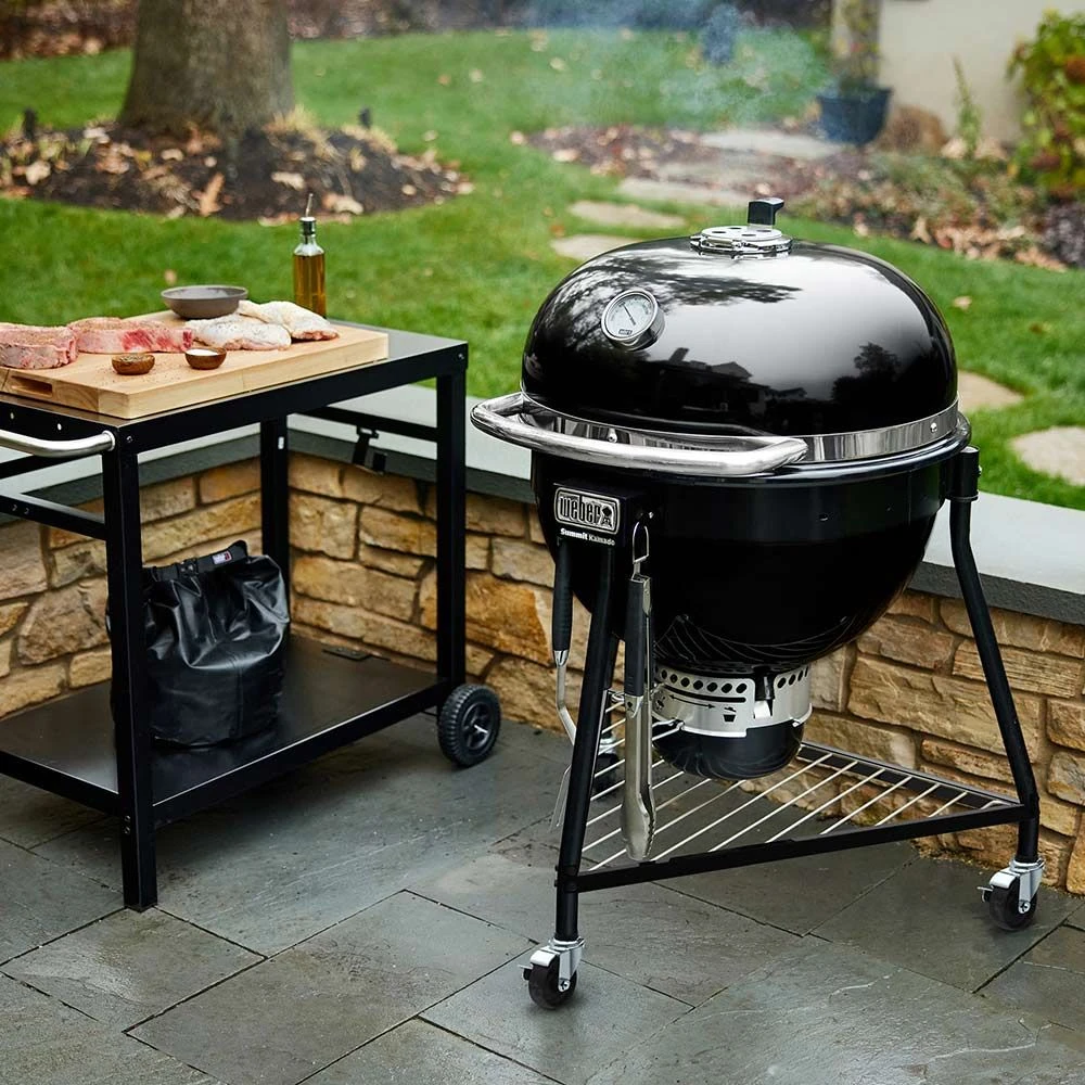 Weber Summit Kamado E6 Freestanding Charcoal Grill, 24-Inch (WEB-18201001) - Image 3
