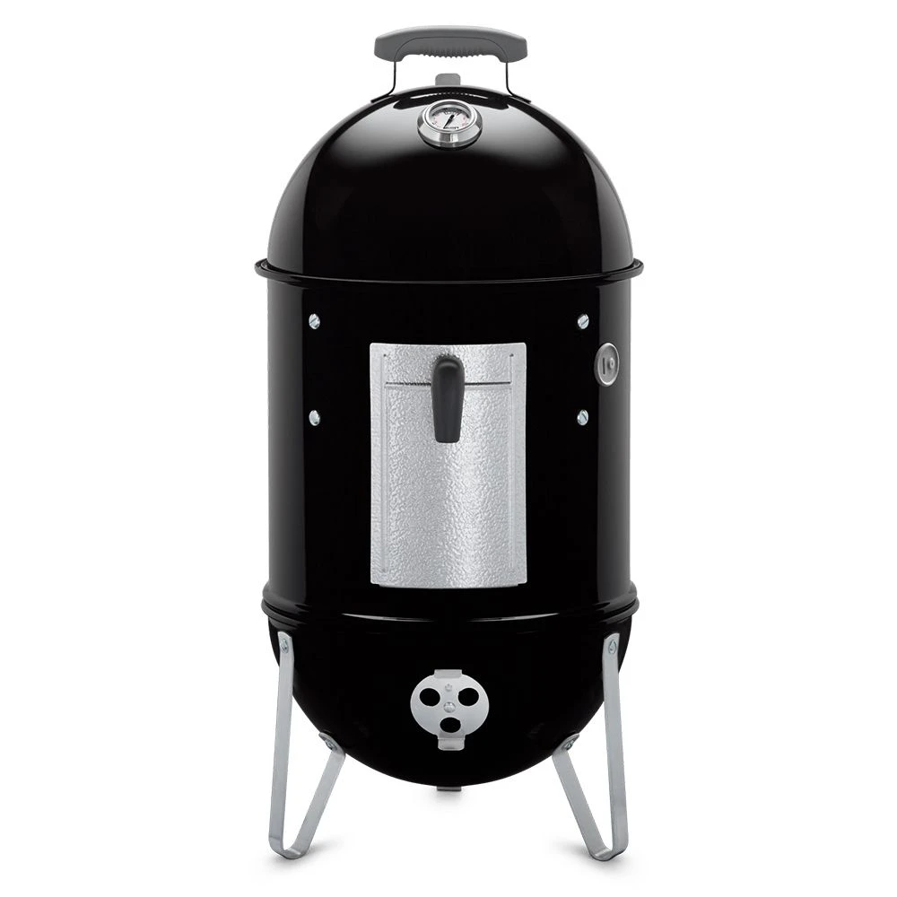 Weber Smokey Mountain Cooker Charcoal Smoker, 14-Inch (WEB-711001)